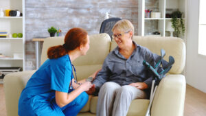 Elderly Person into a Care Home